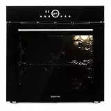 Klarstein Fornetto Elettrico Smart, Forno Elettrico Professionale da Incasso, 11 Modalità, Forno Elettrico Ventilato con Scongelamento, Convezione, Grill, Forno Elettrico per Pizza 73L Controllo IOT