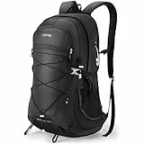 HOMIEE Zaino da Trekking 45L, Resistente all'acqua e Leggero Zaino da Escursione per Trekking Alpinismo, Multifunzione Zaino da Campeggio per Sport Viaggio,Donna e Uomo Nero