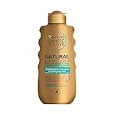 Garnier Latte Autoabbronzante Natural Bronzer, Per un'Abbronzatura Uniforme e Naturale, A Rapido Assorbimento, Azione Idratante e Levigante, Con Olio di Albicocca e Vitamina E, Ambre Solaire