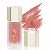 KIMUSE Blush Liquido in Crema Cheek Heat, Texture Leggera ed Effetto Naturale, Dewy (Hope-Nude Mauve)