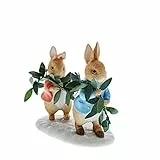Beatrix Potter Peter Rabbit & Flopsy Figurine, altezza 7cm