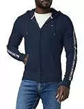 Tommy Hilfiger Felpa con Cappuccio e Zip Uomo Cerniera, Blu (Navy Blazer), M