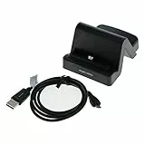 digibuddy - Docking Station USB 1401, connettore Micro USB Samsung, Colore: Nero