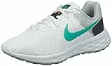 Nike Revolution 6 Next Nature, Scarpe da Corsa su Strada Donna, Bianco (Phantom Neptune Green Lt Iron Ore), 41 EU
