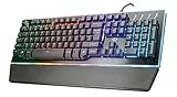 Trust Gaming Trust GXT 860 Thura Tastiera Gaming Semi-meccanica LED, Piastra Superiore in Metallo, Nero [Italia]