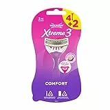 Wilkinson Sword - Xtreme 3 Beauty 4+2 - Rasoio usa & getta da donna - Confezione con 4 rasoi + 2 gratis