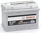 Bosch Automotive S5008, Batteria per Auto, 77A/h, 780A, Tecnologia al Piombo Acido, per Veicoli Senza Sistema Start/Stop