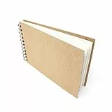 Artway Enviro - Quaderno da disegno spiralati - Cartoncino riciclato 100% - Copertina rigida - 170g/m² 35 pagine - A5 Paesaggio