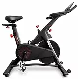 FITFIU Fitness BESP-250 - Indoor Bike con resistenza variabile e sistema di frenata magnetica per un uso intensivo. Connettività APP con Kinomap e Zwift e peso massimo dell'utente 120kg
