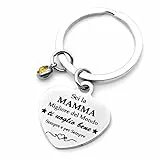 SHIYOUO Mamma Portachiavi Regali, Festa Della Mamma Regalo Portachiavi, Mamma Donna Natale Regalo
