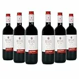 BotteBuona Vino Rosso d'Italia con Sentori di Frutti di Bosco, 11.5 % Vol, Confezione con 6 Bottiglie da 750 ml