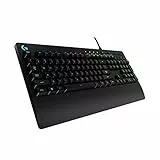 Logitech G213 Prodigy Tastiera Gaming Cablata, LIGHTSYNC RGB, Tasti Retroilluminati, Resistente Agli Schizzi, Tasti Personalizzabili, Controlli Dedicati Multimediali, QWERTY Layout Italiano, Nero