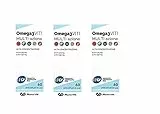 3 x Massigen Omega 3 Multiazione CON EPA e DHA 60 PERLE DA 1,4 g MARCO VITI TRIPLA AZIONE FUNZIONI CARDIACHE, VISIVE, CEREBRALI