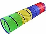 NARMAY® tunnel di gioco Easy Key Pop Up Tunnel per bambini, gattonare interni/esterni, 48 dia. x 183 cm