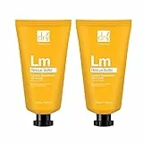 Burro idratante al limone. Superfood vegano con ingredienti naturali: olio di citronella, olio di cocco, olio di mandorle e olio di semi d'uva, confezione da 2 x (2 x 50ml) di Dr Botanicals