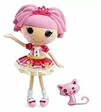 Lalaloopsy Bambola Jewel Sparkles 33cm con gatto persiano, Bambola principessa con vestito rosa intercambiabile e scarpe, Confezione riutilizzabile, Età: 3+ anni, Esclusivo Amazon