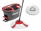 Vileda Turbo EasyWring & Clean Komplettset + Classic Ersatzkopf Box, Rosso/Nero/Bianco, Set