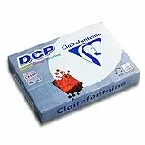 Carta per stampanti DCP Clairefontaine 1842 (250 fogli in formato DIN A4 con 160 grammi, carta per copie premium per la stampa di immagini a colori intensiva) bianco