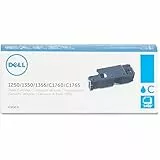 Original Dell C1760nw/C1765nf/C1765nfw/1250c/135X Kit toner ad alta capacità, circa 1400 lati, ciano