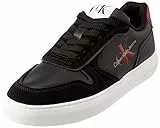 Calvin Klein Jeans Sneakers con Suola Preformata Uomo Casual Irregular Lines Scarpe, Nero (Black), 45 EU