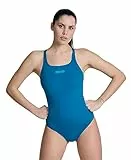 arena Solid Swim Pro Team Costume Intero Donna, Costume da Bagno ad Asciugatura Rapida, Costume da Bagno Sportivo in Tessuto arena MaxLife Eco con Massima Resistenza al Cloro e Protezione UV UPF 50+