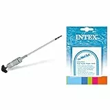 Intex Kit di riparazione per tubi adesivi in vinile con filtro a batteria ricaricabile fuori terra per piscina e aspirapolvere e bagnato, confezione da 6 pezzi