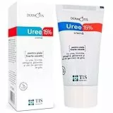 TIS Crema Urea 15% - Eczemi, Cheratosi, Psoriasi, Eruzioni Cutanee, Ferite, Calli, Duroni, Pelle Screpolata, Ruvida, Secca | Idratante, Riparatrice | Acido Lattico AHA, Germe di Grano