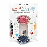 Prym Love Bottoni a Pressione Snaps Mini, 8mm, scat. 6 Colori Snap, Plastic, Multicolore, taglia unica