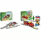 Lego Duplo Treno a Vapore, 10874 & Ponte e binari ferroviari, 10872