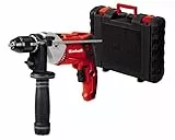 Einhell Trapano a percussione TE-ID 750/1 E (tensione 230-240 V, potenza 750 W, giri al min. 0-3000, percussioni al min. 0-48000, incl. seconda maniglia, valigetta)