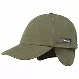 LIPODO Cappellino Thinsulate con Paraorecchie Donna/Uomo - Cappello Invernale Berretto Baseball Protezione Orecchie Visiera, paraorecchie, Fodera, Chiuso Dietro Autunno/Inverno - L (57-58 cm) Oliva