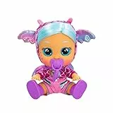 Cry Babies Magic TearsBABIES Dressy Fantasy Bruny, Bambola Interattiva che Piange Lacrime Vere con Capelli da Acconciare, Vestiti da Indossare e Accessori, Gioco per Bambini e Bambine +1 Anno