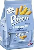 Gran Pavesi Snack Tocchetti, Snack al Mais Cotti al Forno, Senza Olio di Palma - 8 Pacchetti (256 g)