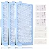 Filtri HEPA per Miele AirClean, Filtro Activo HEPA 3 filtri HEPA + 3 filtri motore adatto per aspirapolvere Miele Compact C1 C2 Complete C2 C3 S4000 S5000 S6000 S8000 serie Filtri attivi Hepa