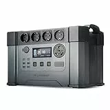 ALLPOWERS Stazione di alimentazione portatile da 1500 Wh, generatore solare MPPT con 4 prese da 2400W CA, 0-100% interno 1,5 ore, ricarica rapida per camper, viaggi, campeggio, attività all'aperto