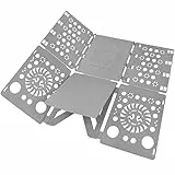 BoxLegend V3 - Cartella pieghevole per camicie, per vestiti, in plastica, resistente, pieghevole, colore: grigio