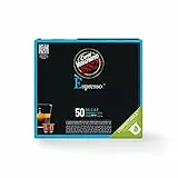 Caffè Vergnano 1882 Èspresso Capsule Caffè Compatibili Nespresso Compostabili, Decaffeinato - Pack da 50 capsule