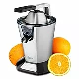 Ufesa EX4950 Spremiagrumi Elettrico, 600W, Versamento continuo, Salvagoccia, Doppio cono, Filtro in acciaio inox, Braccio Estrattore di Succo, Smontabile. BPA Free