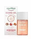 Equilibra Corpo, Dermo-Oil Multiattivo, Olio Corpo per Smagliature, Cicatrici e Segni del Tempo, Assorbimento Rapido, con Olio di Argan, Olio di Mandorle Dolci, Olio di Vinaccioli, Vitamina E, 100 ml