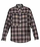 Hurley W Wilson Plaid Dolman L/S, Woven Tops Donna, Crimson Tint, S