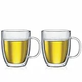 Bodum 10606-10, Bistro, Set 2 Mug Jumbo con manico, doppia parete, 48 cl