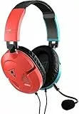 Turtle Beach Recon 50 rosse/blu Cuffie da gioco per Nintendo Switch, PS5, PS4, Xbox Series X|S, Xbox One e PC