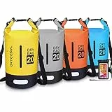 Blackace arteesol Borsa Impermeabile, 5L 10L 20L 30L Dry Bag/Sacco Sacchetto Impermeabile con Cinghia Regolabile Lungo per Kayak Tour in Barca Canoa/Pesca/Rafting/Nuoto/Snowboard