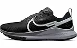 Nike React Pegasus Trail 4, Scarpe da Corsa su Sentieri Uomo, Nero (Black Aura Dark Grey Wolf Grey), 43 EU