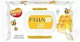 FRIA EASY Baby - Salviette per Neonato e Bambino – Con Aloe Vera e Estratto di Miele - Effetto Idratante - Azione Emolliente - Tessuto Goffrato -Formato: 110 Salviette