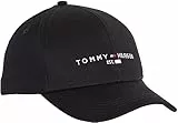Tommy Hilfiger Cappellino Uomo TH Established Cappellino da Baseball, Nero (Black), Taglia Unica