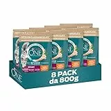 PURINA ONE Bifensis Crocchette Gatto Urinary Care Ricco in Pollo e Frumento - 8 sacchi da 800g ciascuno