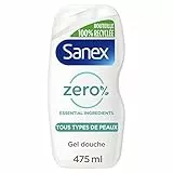 SANEX - Gel doccia idratante Zero% - Tutti i tipi di pelle - Biodegradabile e vegano - 475 ml