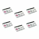 LEITZ - Lotto di 6 scatole di 1000 graffette n° 8 (6/4-21/4 mm) Galva