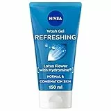 Nivea essenziali quotidiane rinfrescante gel lavaggio del viso, 150 ml, normale e combinazione pelle, confezione da 6